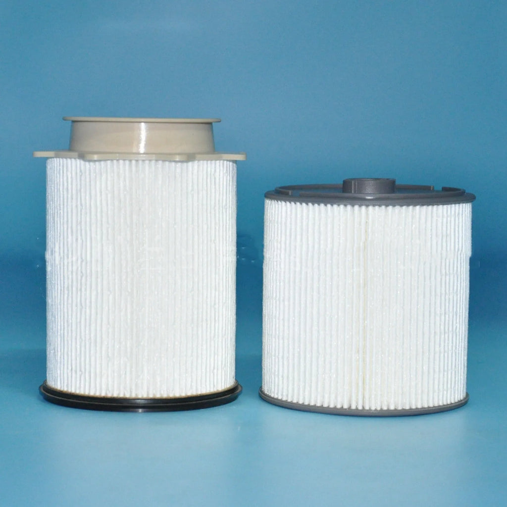 RAM truck fuel filter and oil-water separator kit with white housing