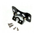 Black metal universal car camera holder with adjustable 120-degree angle bracket