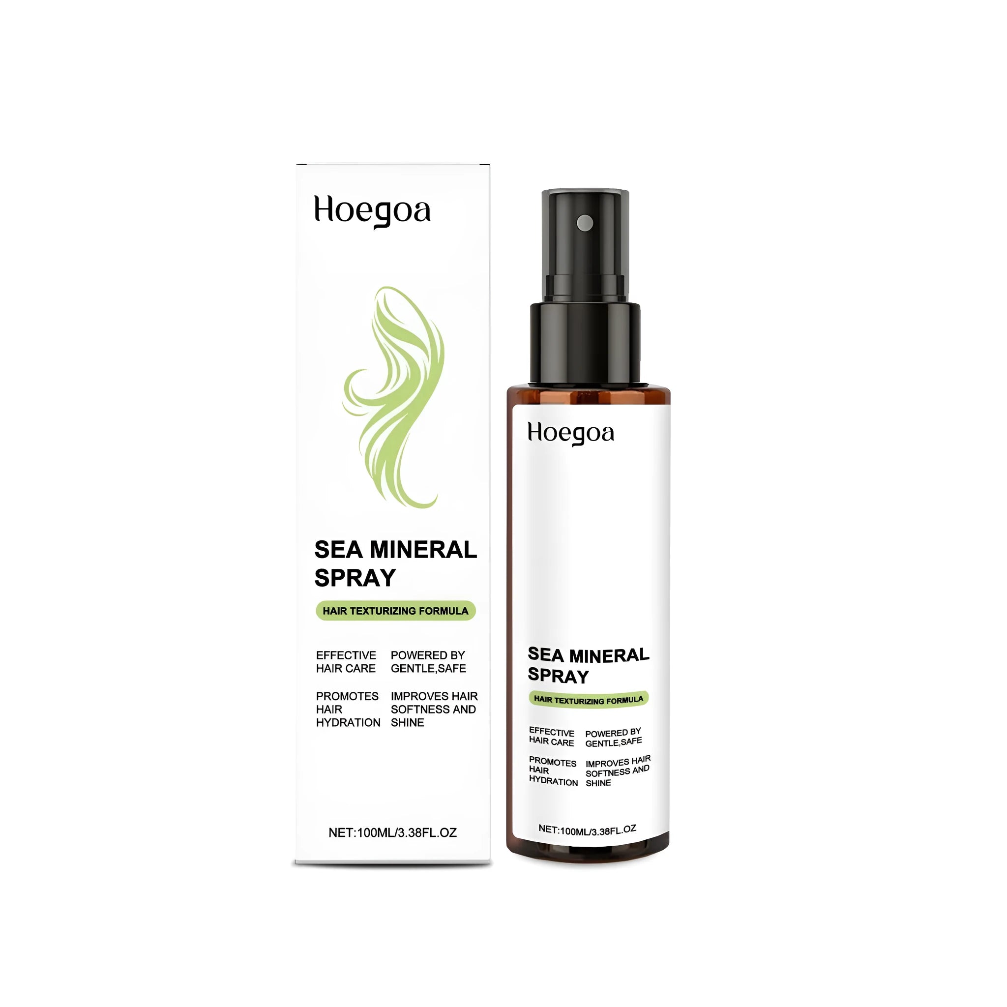Ocean Moisturising Hair Care Spray 100ml bottle with sea salt and ginger root oil