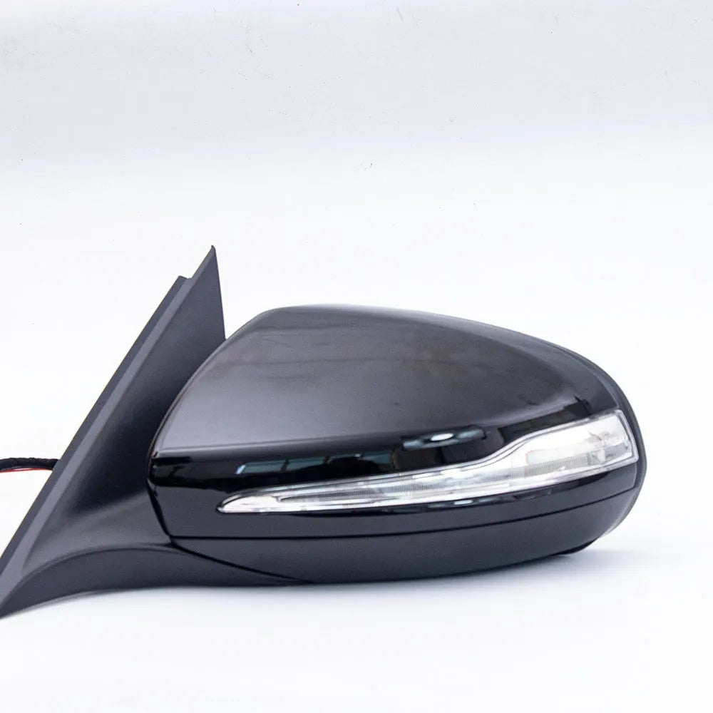 Mercedes W205 C-Class rearview mirror assembly replacement reflector in ABS plastic