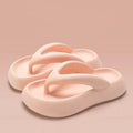 Women's thick-soled EVA flip-flops with bow decoration in black, green, pink, rose red, and white colours