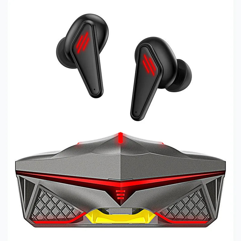 K98 Black TWS50 wireless Bluetooth earbuds with charging bay