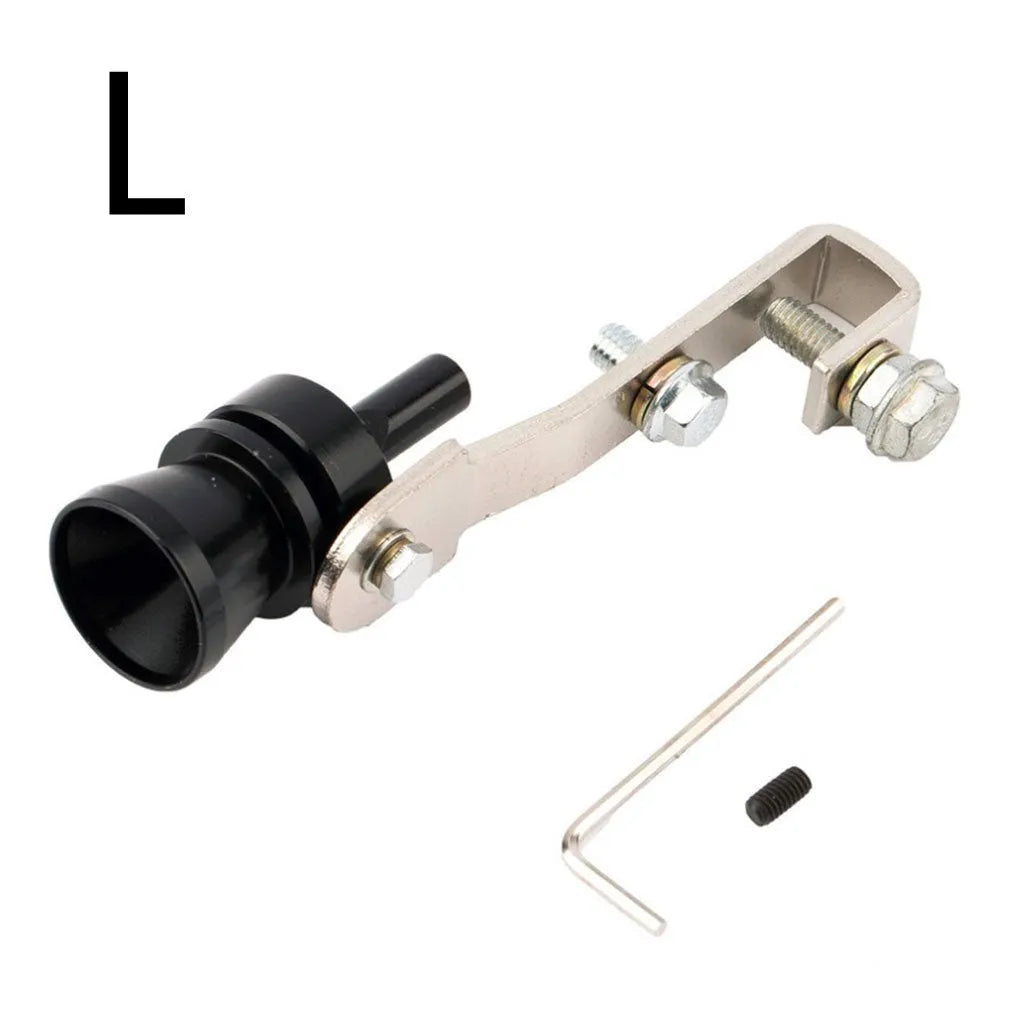 Colour Turbo Whistle Exhaust Pipe aluminium alloy 28mm for GM modified in Gold L size