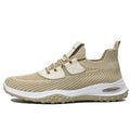 Flyknit breathable low top casual running shoes in black colour with round toe and lace-up design