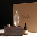 Smart Waterless Ambience Light Aroma Diffuser with glass column, three gears, and gentle light for small rooms under 10m²