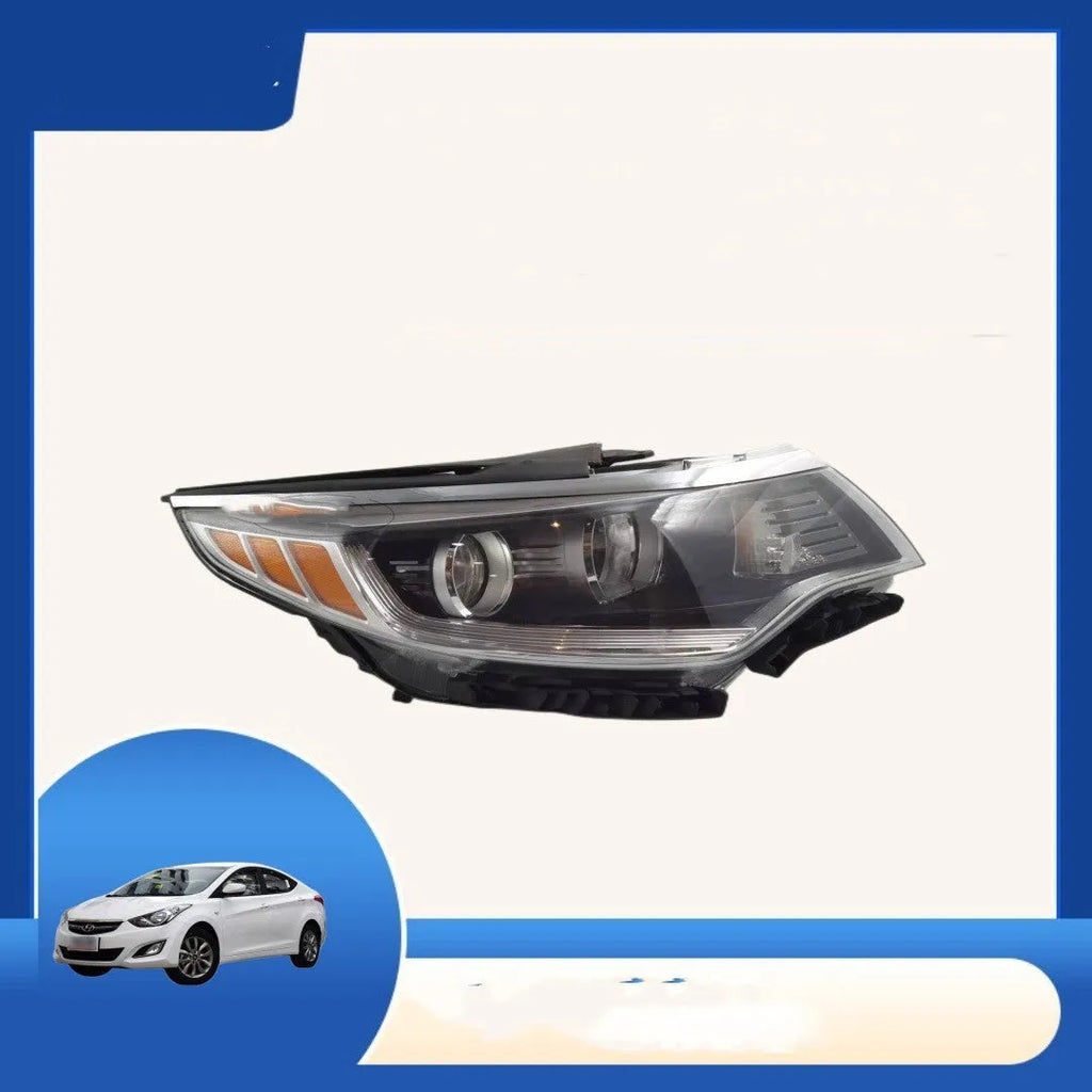 K5 16 headlight lamp shade in transparent PC with PC and PP materials, 12V 55W, single unit