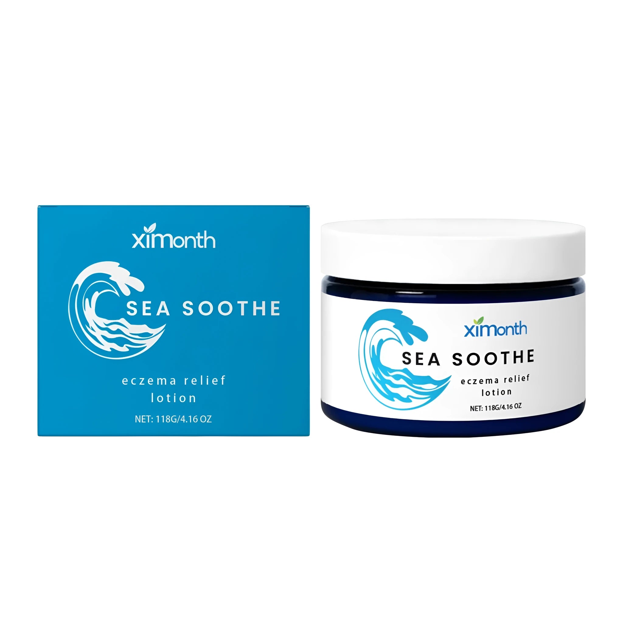 118g jar of barrier repair cream with shea butter and mint leaves for sensitive skin
