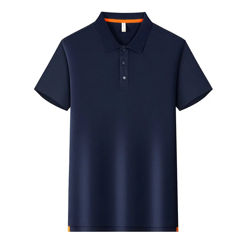 190g Tianshu cotton split solid colour polo shirt, short sleeve, polyester fibre, regular fit, sizes S to 4XL, 11 colours