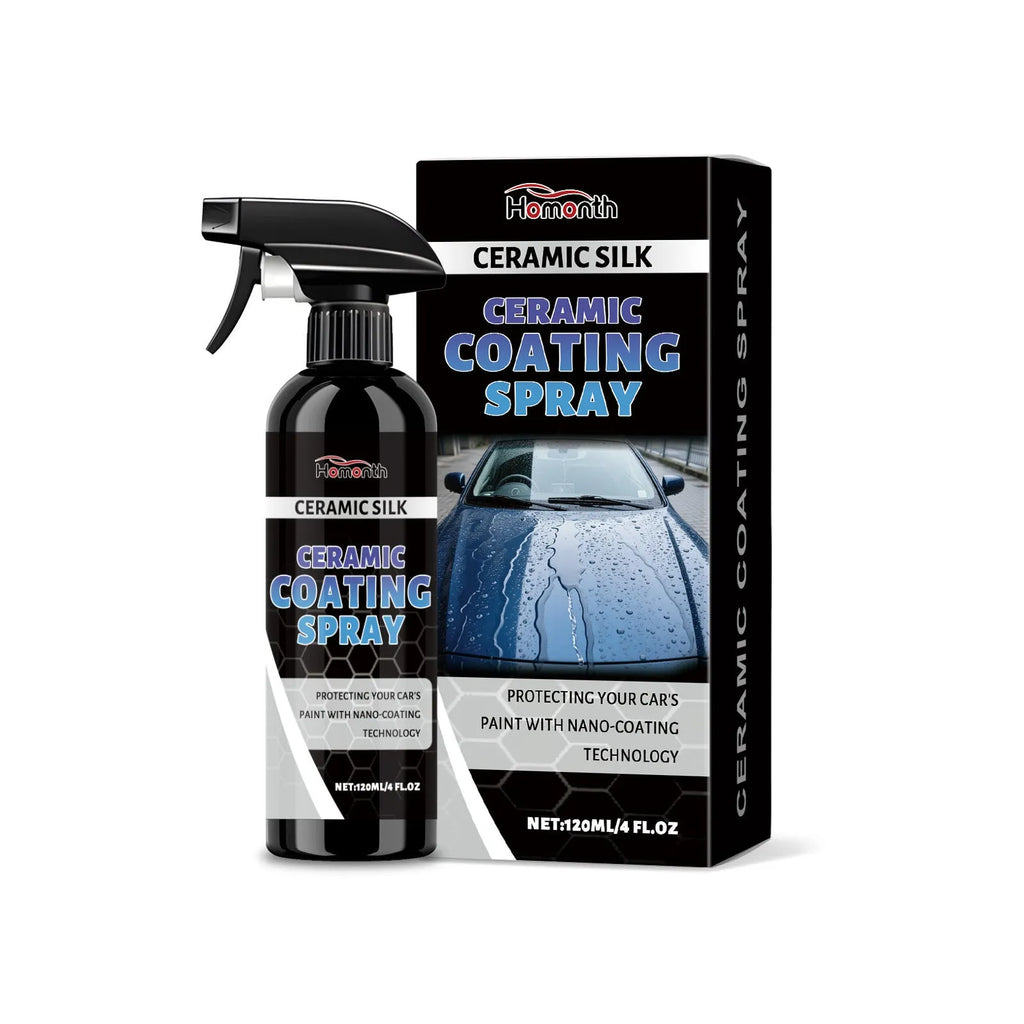 120ml aerosol can of ceramic coating protective spray for anti-fading and gloss maintenance.