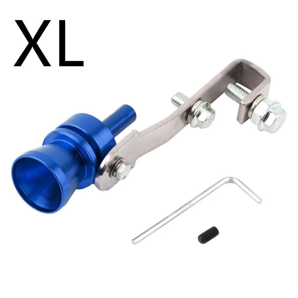 Colour Turbo Whistle Exhaust Pipe aluminium alloy 28mm for GM modified in Gold L size