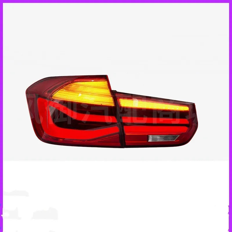 BMW 3 Series modified LED tail light assembly in red or smoked black for 2012-2015 models