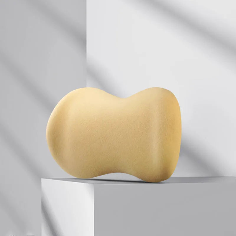Car headrest pillow and lumbar support cushion set in multiple colour options