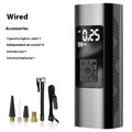 Vehicle air digital display portable wireless tire inflator with ABS metal body and 12V power