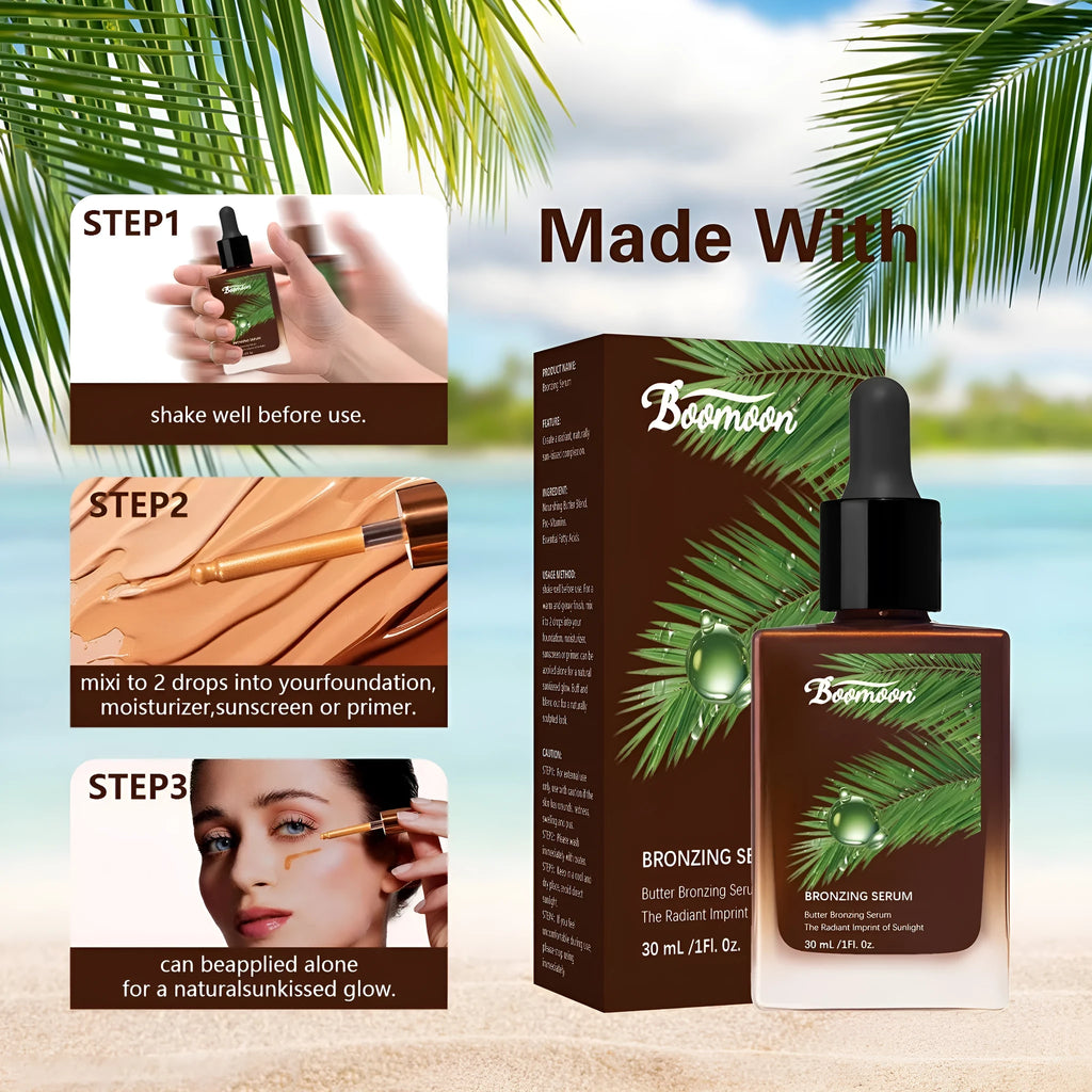 Bronze black 30ml nursing care solution bottle measuring 101mm by 45.3mm