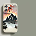 Creative silicone all-inclusive anti-drop phone case for iPhone in liquid silicone with anti-fingerprint coating