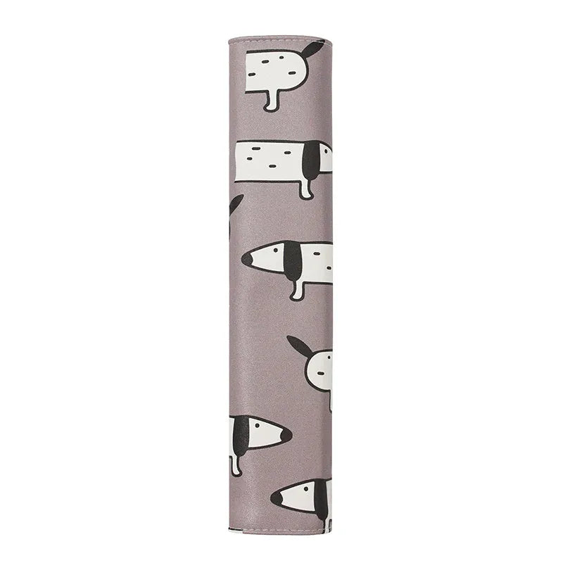 Dachshund cartoon pattern artificial leather car seatbelt shoulder protector cover.