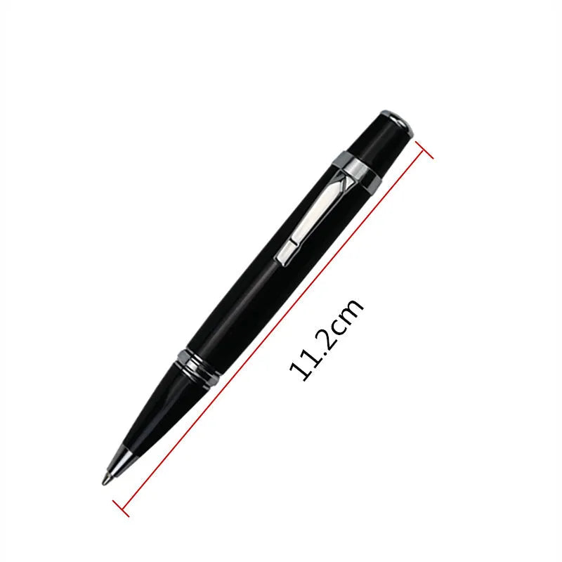 Baozhu full metal black rollerball pen with 0.7mm refill and two spare refills