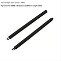 Two-segments push-and-pull fitness stick with rope for yoga and Pilates home workouts