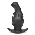Adult silicone masturbator sex toy in purple, gold, or black with S, M, L, XL size options