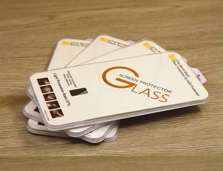 Tempered glass screen protector for iPhone 4 to X models