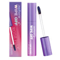 Color-changing tear lip gloss in pink, red, and rose red shades with vitamin E and mineral oil