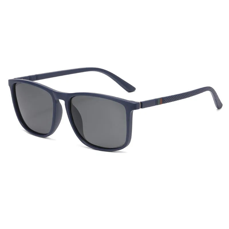 Sports driving advanced polarized sunglasses with TAC lens and black PC frame for outdoor use
