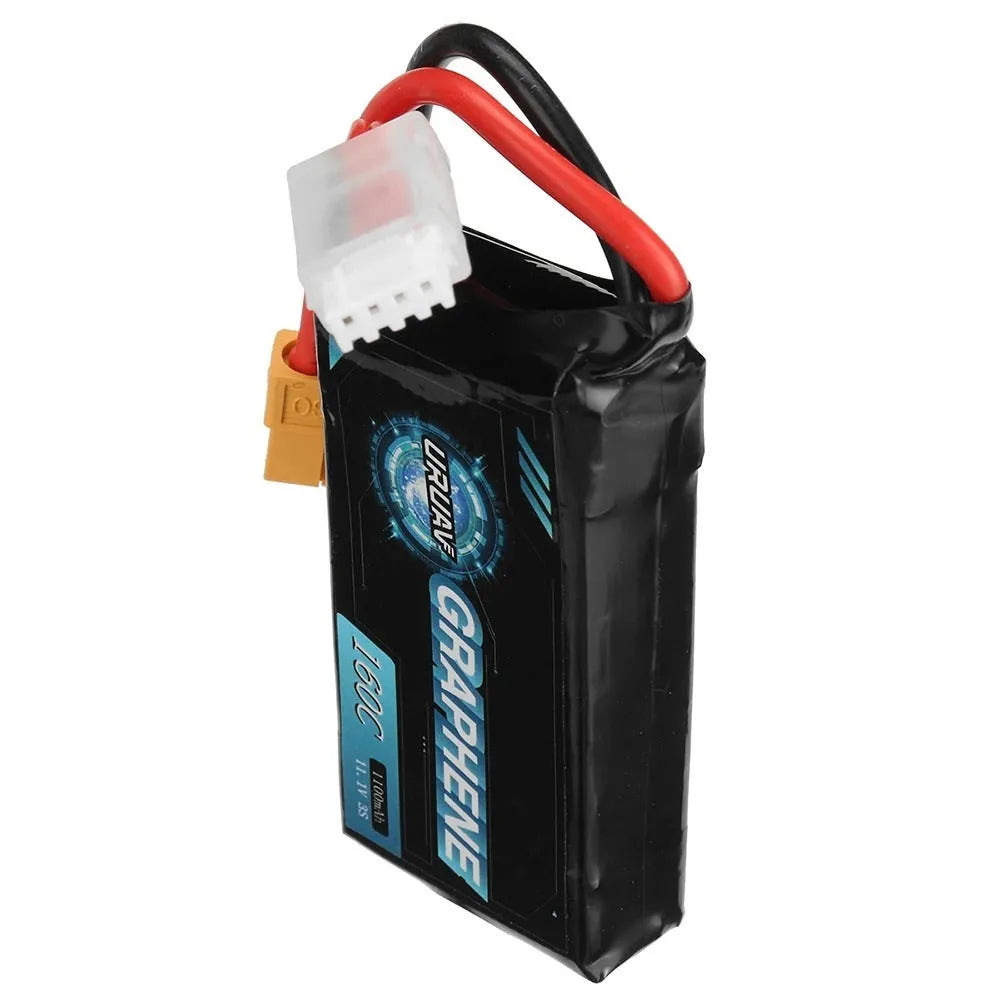 7.4V 1200mAh rectangular lithium battery for RC remote control model cars and ships