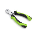 Green corrosion-resistant fishing cable cutters or pliers for cutting line and light wire