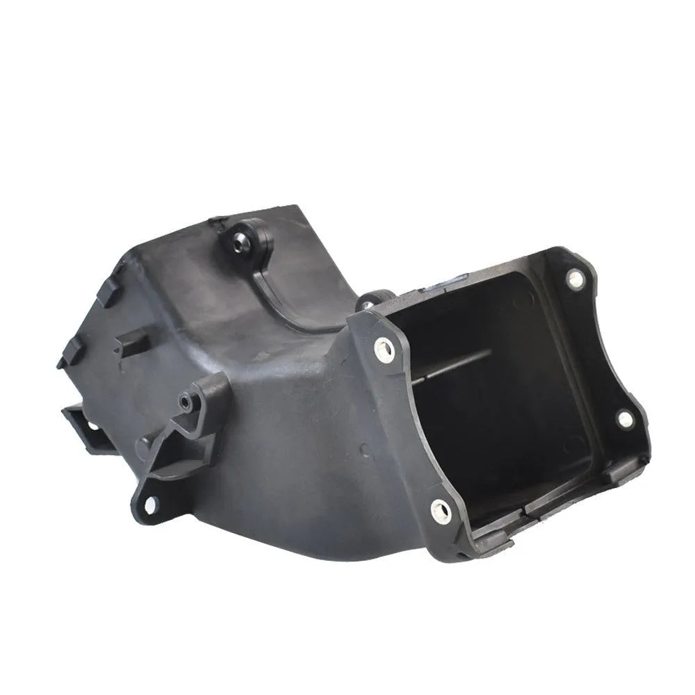 Black polymer ventilation pipe for Yamaha motorcycle intake, dimensions 280mm long.