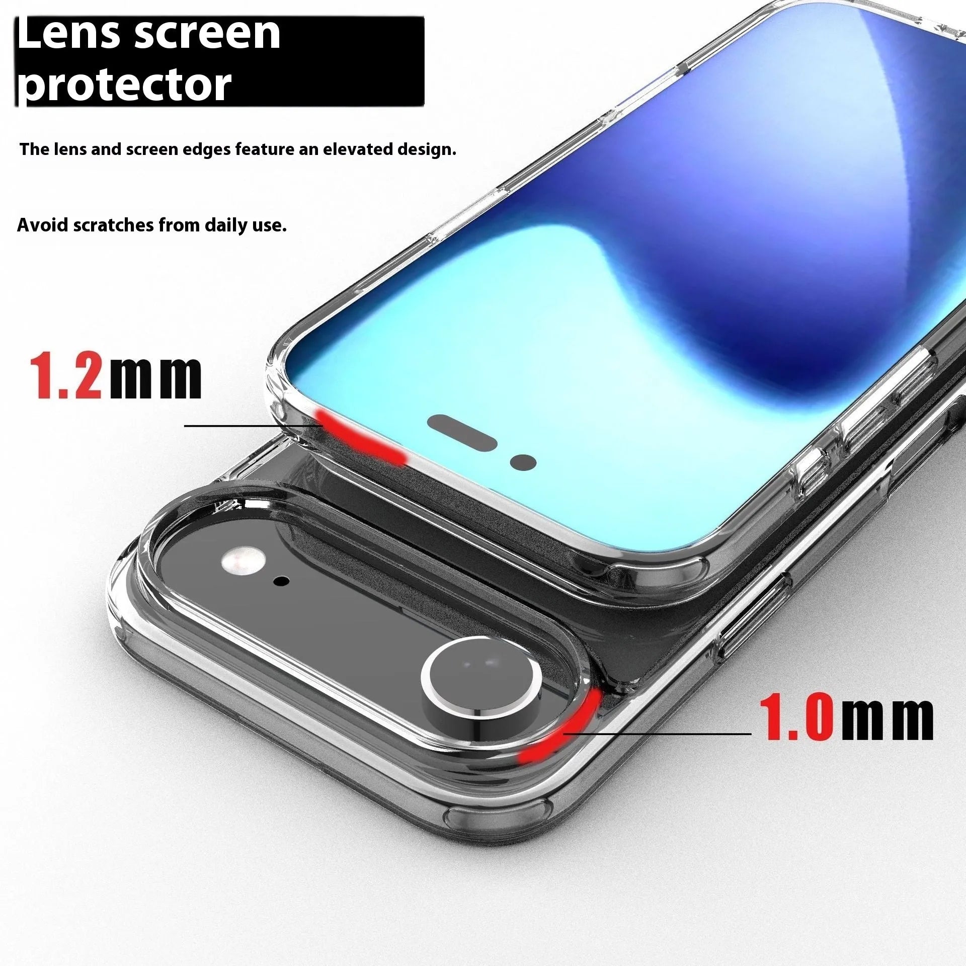 Transparent magnetic phone case for iPhone 17 series showing shockproof design and magnetic mounting capability