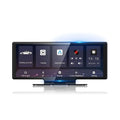 2.5K high-definition dash cam with 11-inch screen and voice control in black