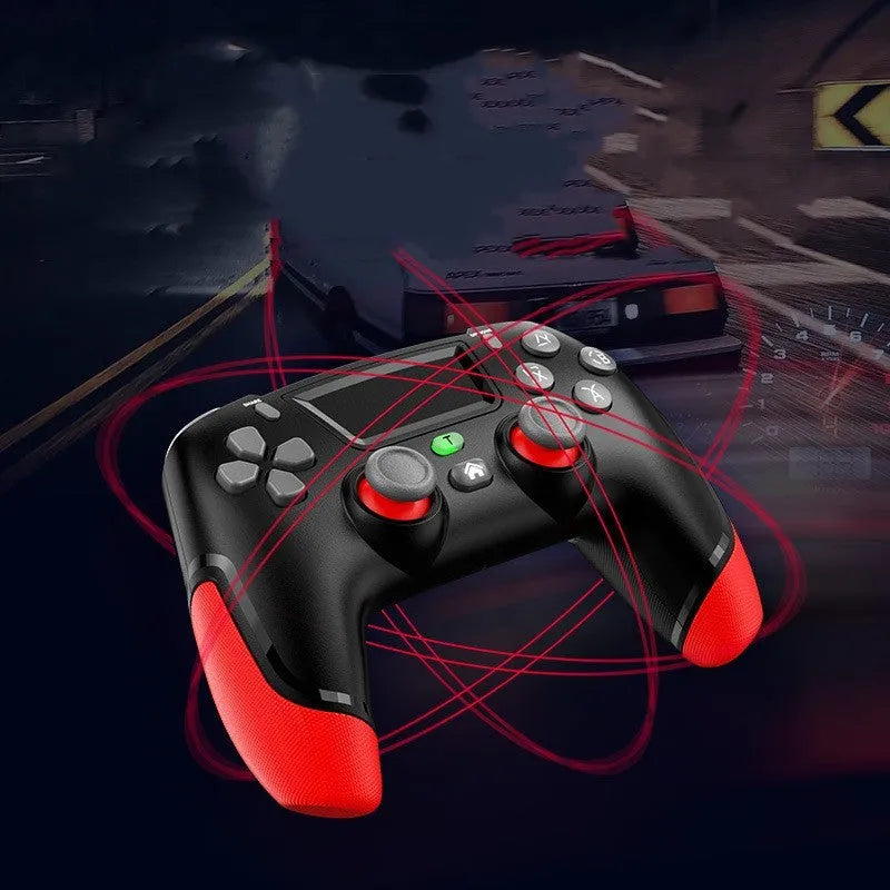 Fruit green wireless PS4 controller with Bluetooth connectivity for PC and mobile gaming