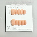 Frosted Velvet Cat's Eye nail art set showing short ladder sizes and multiple styles including Aurora armour.