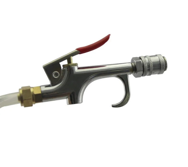Pneumatic automatic transmission oil changer unit with 220W motor and fluid tank.