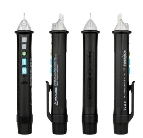 Intelligent checkpoint test pencil with sound and light alarm for solid and empty line detection