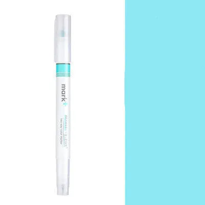Plastic marker light highlighter pen 13cm long with illuminated tip in multiple colour options