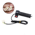 Three-speed rotary accelerator handle for electric car modification with 3-wire plug connector