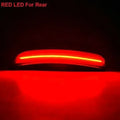 Set of four Dodge Challenger Charger side marker lights: two amber for front, two red for rear.