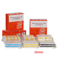 SMT double-sided splicing tape rolls in yellow, black, blue showing 8mm, 12mm, 16mm, 24mm widths