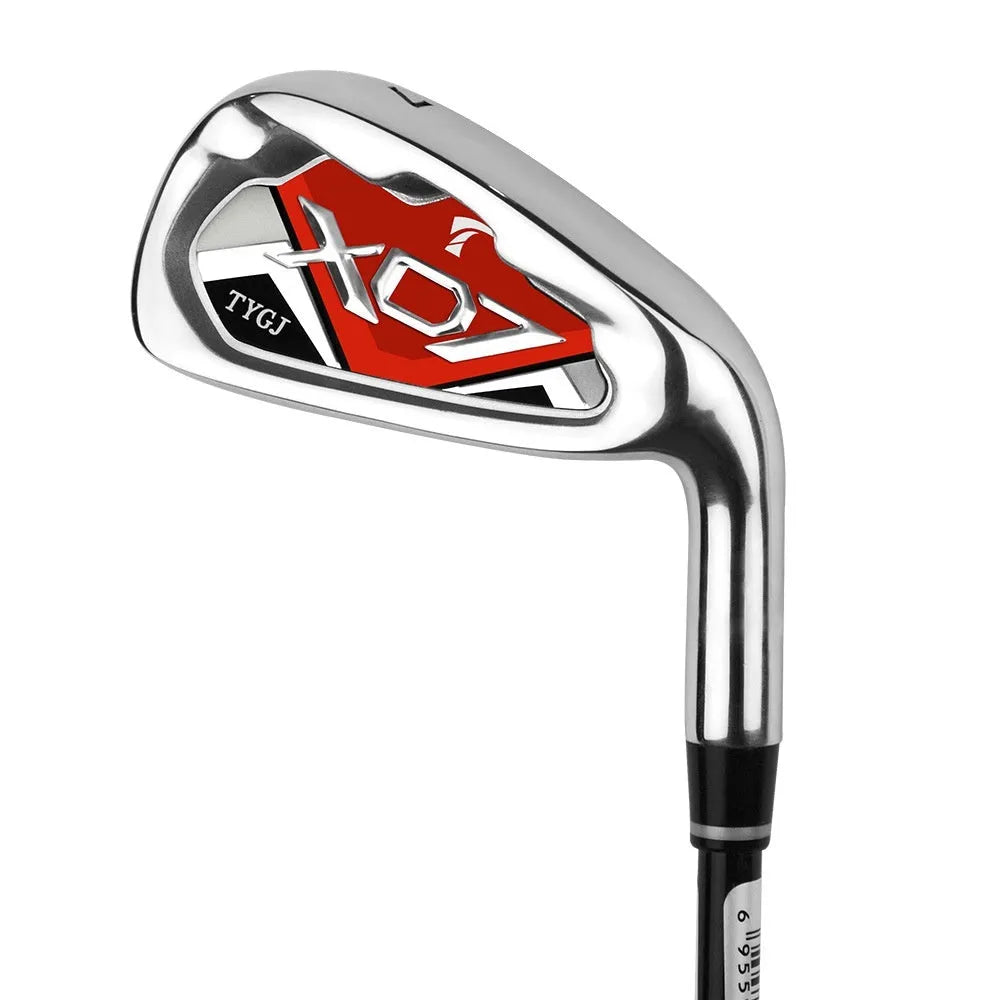 Beginner golf club for men and women with carbon rod body 940mm length red colour
