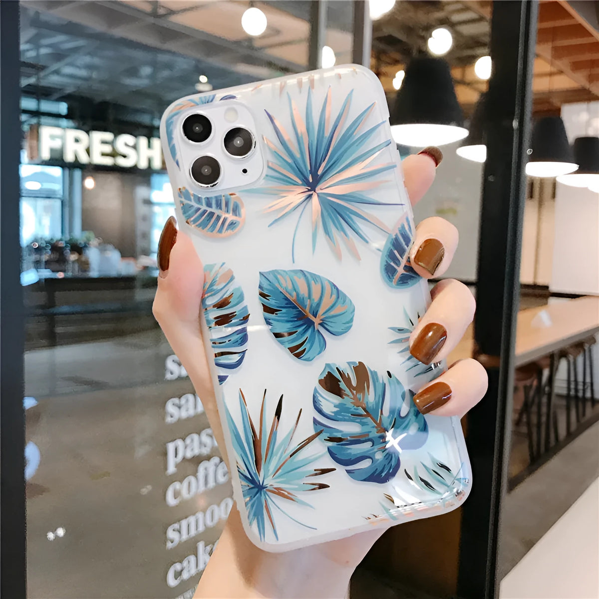 Flower phone case protective sleeve for iPhone 11 Pro Max X 8 Plus 6 6S high quality material fashion style