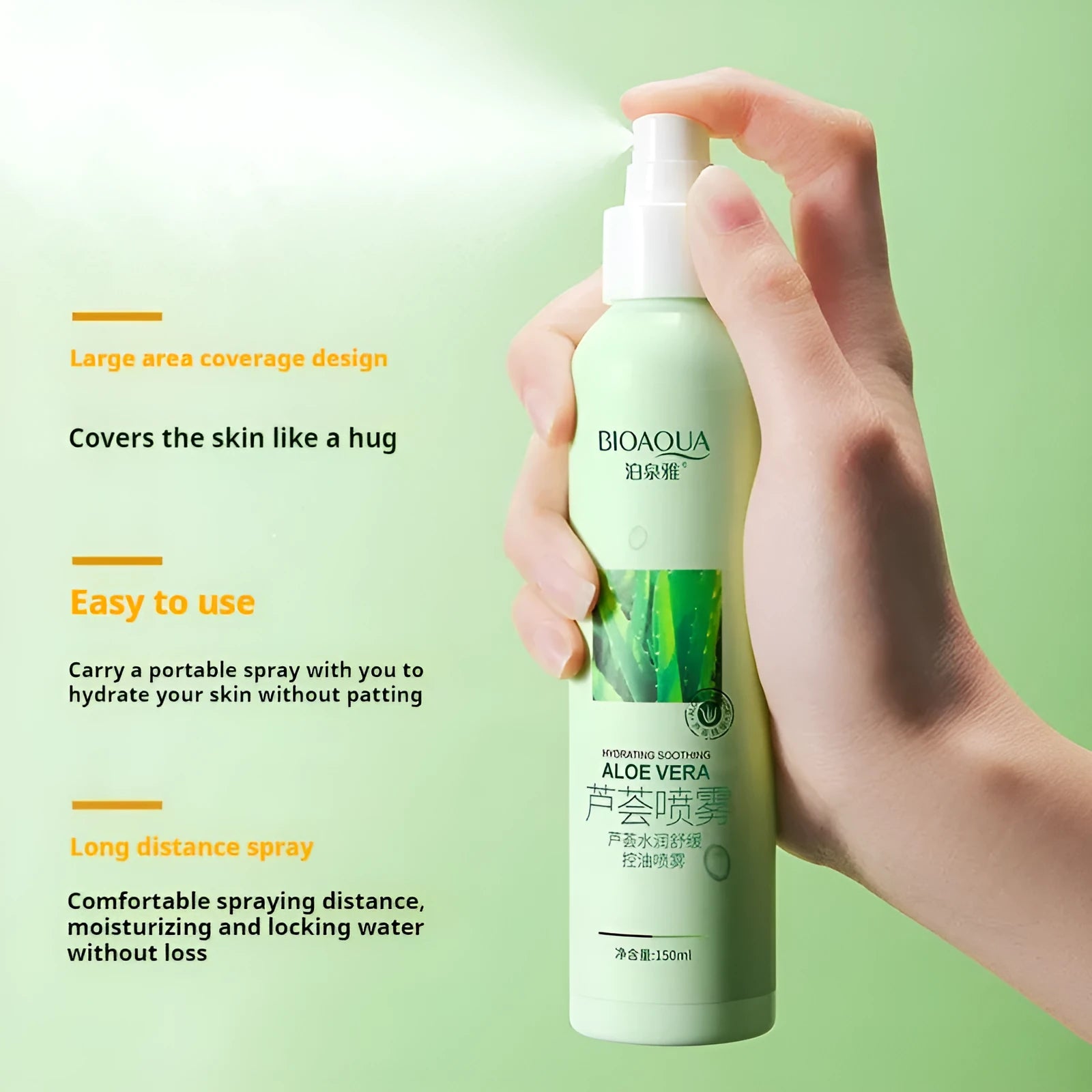 150ml moisturizing toner spray bottle for universal skin type facial hydration