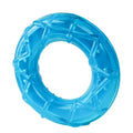 Summer cooling dog toy set with water-filled popsicle, pacifier and ring toys for frozen teething relief