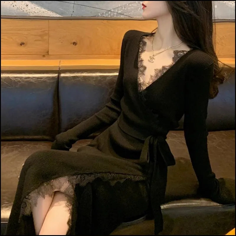 Women's solid black slim fit Princess dress skirt made from polyester fabric.