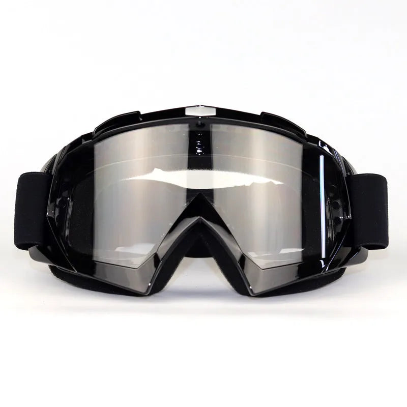 Equipment Vice cross-country ski goggles with black TPU full rim frame and clear lens