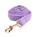 Four-piece dog clothing set showing collar, leash, vest and bow tie for small pets