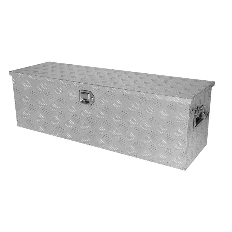 Black 26-inch aluminium alloy T casting toolbox for professional tool storage.
