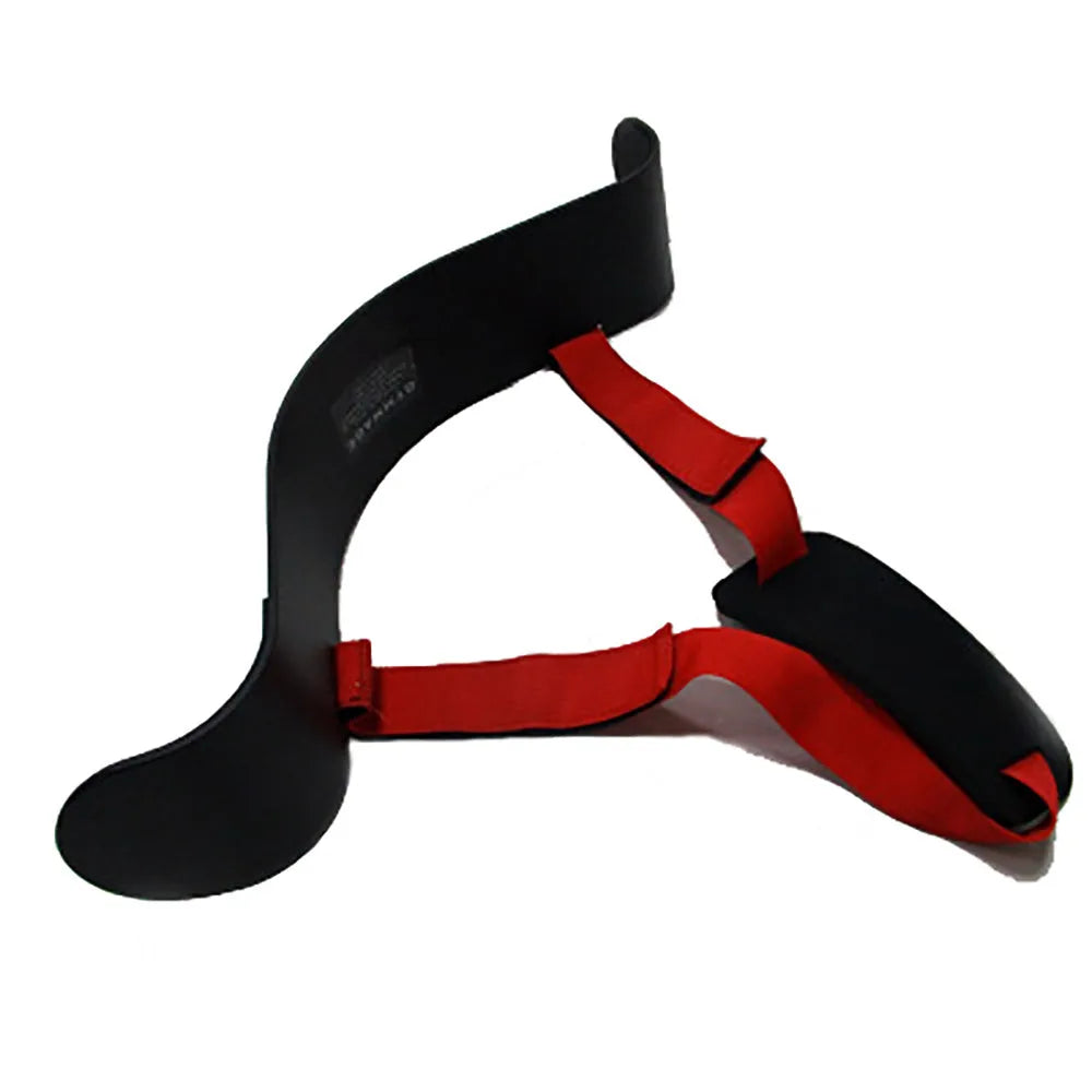 Black aluminium alloy dumbbell curling support plate for training barbell