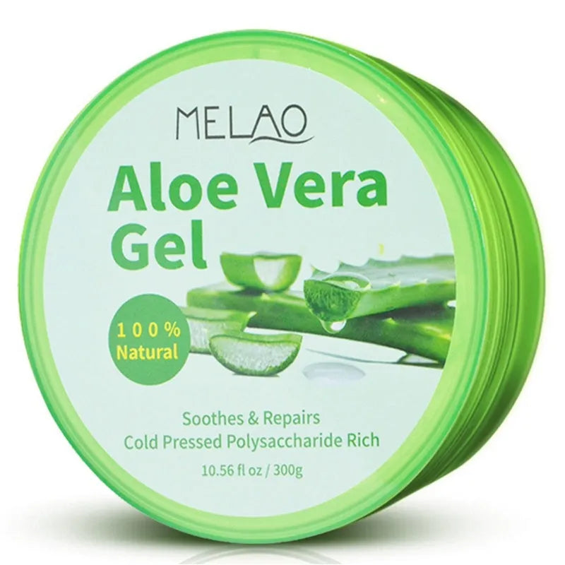 MELAO Aloe Vera Gel 300g product for face body and hair use