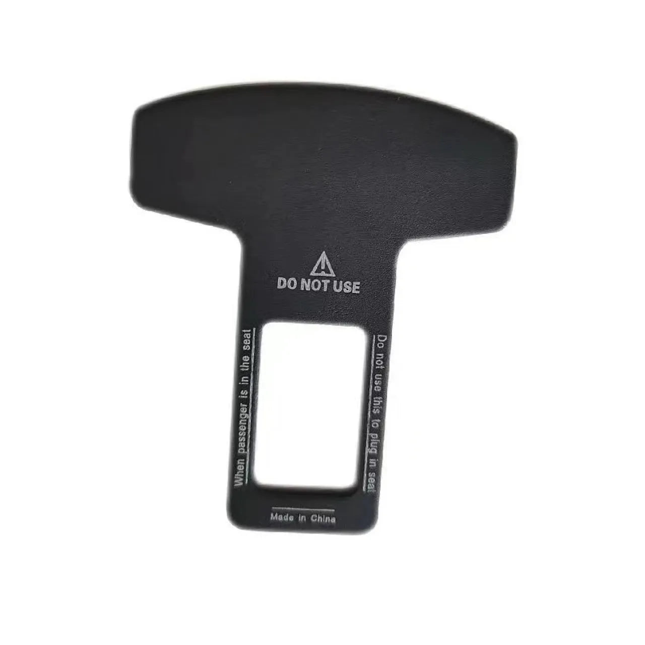 Lock Tongue aluminium alloy bottle opener keychain with frosted carbon fibre finish, shown on a keyring.